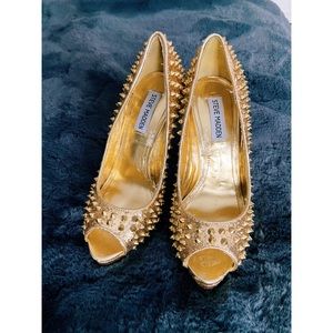 Gold Studded Steve Madden Heels